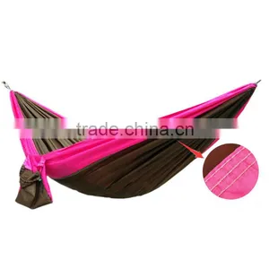 Portable Outdoor Swing Fabric Camping Hanging Hammock Parachute Bed Parachute Nylon Hammock thumbnail-6