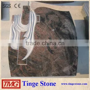 Indian Aurora Granite Tombstone thumbnail-1