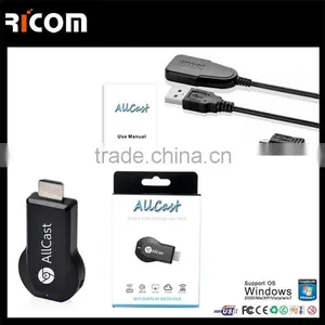 AllCast Wifi Display Dongle Support Miracast DLNA AirPlay NO Need APP,airplay Usb Stick--A8--Shenzhen Ricom thumbnail-3