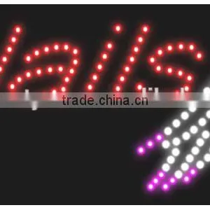 Square LED Sign for NAIL Salon Advertising Sign for the Beauty Salon Nail Shops OEM is Welcome thumbnail-1