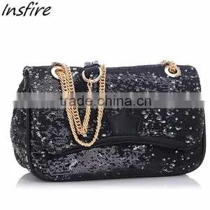 2016 China Shop Online Cheap Classcial Design Chain Sequins Bag thumbnail-1
