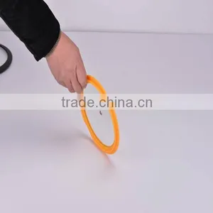 Glass Lid With Silicon Ring for Kitchenware thumbnail-1