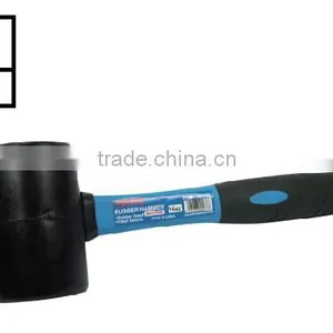 FIXTEC China Hand Tool as Seen on tv Rubber Sledge Hammer Rubber Hammer 16 oz thumbnail-1
