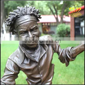 The Musician Copper Sculpture Home Decoration European Figure Bronze Crafts thumbnail-3