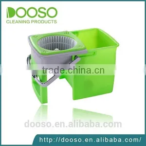 Deluxe Compact Folding Spin Mop - Microfiber Mop With Bucket for Hardwood Floor and Dust - Foldable thumbnail-2
