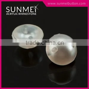 Wholesale Flat Back Plastic Pearls in Bulk thumbnail-5