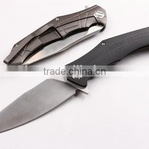 OEM Outdoor G10 Handle Pocket Knife With Sanding Surface thumbnail-1