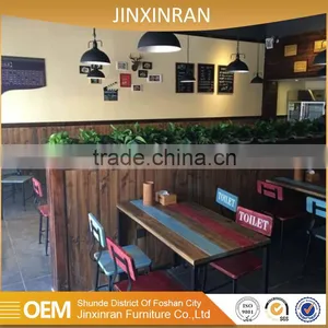 Wholesale High Quality Wood Furniture Chinese Restaurant Hot Pot Table thumbnail-3