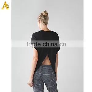 2016 New Arrival Women Sports Collar T-shirts Custom Made Hot Sale Made in China thumbnail-2