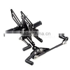 CNC Alloy Aluminum Adjustable Motorcycle Rearsets Rear Set For Honda CBR600RR CBR1000RR CBR900RR thumbnail-3