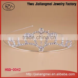 China Factory Supplier High Quality Cheap Bridal Wedding Tiara for Women thumbnail-1
