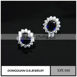 Black Agate Earring With Zircon for Wedding Part Earring Fashion Jewelry thumbnail-1
