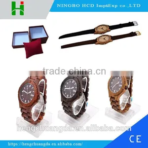 Hot Sale Wrist Watch for Adult Quartz Wood Watch thumbnail-1