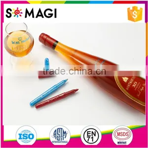 Personalized Liquid Chalk Pens Non-toxic Multi-use Easy Erasable Silver Marker Pack of 4 - The Fresh Alternative to Wine Charms thumbnail-2