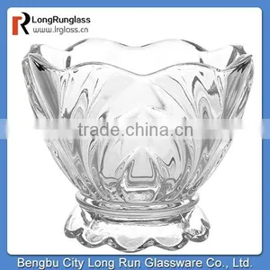 LongRun Flower Shape Crystal Chocolate Ice Cream Bowl thumbnail-1