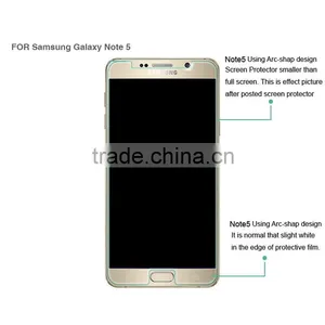 Mobile Phone Use 9H 2.5D Screen Protector Touch Glass Tempered Glass For Samsung Galaxy Note 5 Protective Film thumbnail-2