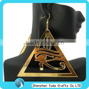 China Supplier Custom Laser Cut Earring Pendant thumbnail-1