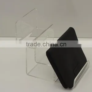 Hot Sale 3 Tiers Clear Acrylic Wallet Stand Table Display Stand thumbnail-3