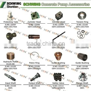 SCHWING Output Shaft and Bearing Flange for Putzmeister Concrete Pump Spare Parts thumbnail-6