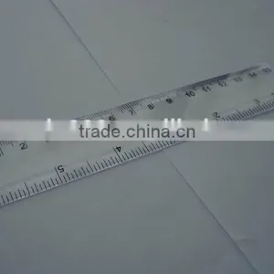 Kids Use Transparent 6' 15cm Unfolding Plastic Ruler for Promotion thumbnail-4