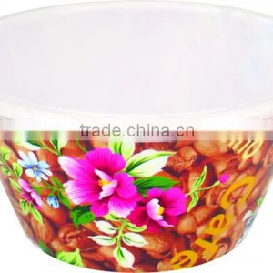 Mini Plastic Salad Bowl With Lid for Children thumbnail-2