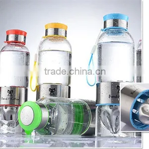 Trade Assurance Stainless Steel Juicer Color Glass Fruit Infuser Water Bottles thumbnail-4