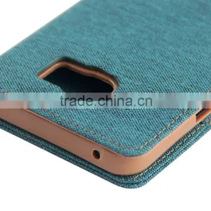Mercury Goospery Canvas Jeans Diary Wallet Mobile Phone Flip Leather PU Cover Case for Samsung Galaxy Note 5 N920 thumbnail-3