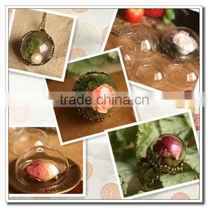 All the Accessories Can be Offered:chains+small Fittings+pendants&charms >< Bulk Designs for Hollow Transparent Glass Ball Rose thumbnail-6