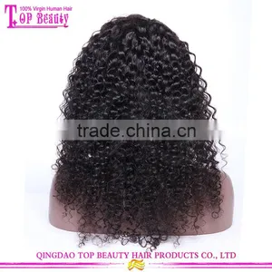 22 Inches Malaysian Deep Curly Hair Long Side Part Thin Skin Silk Base Full Lace Wig thumbnail-5