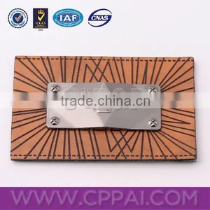 Hot Sale Design Custom Leather Patches for Clothing thumbnail-1