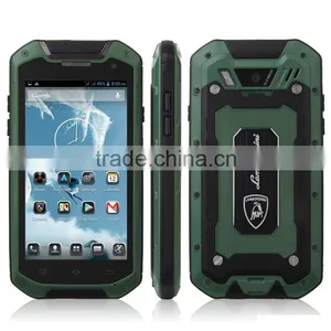 V12 RUGGED Smartphone IP68 MTK6589T 4.5 Inch HD IPS Screen Android 4.2 - Green thumbnail-1
