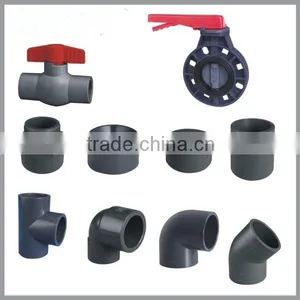 Gray Color UPVC Pipe Fitting Water Supply Fitting Connection Fitting thumbnail-2