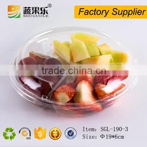 Disposable Plastic Fresh Fruit Salad Packaging Container thumbnail-3