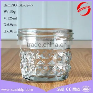 125ml Mini Glass Jar With Metal Screw Top Lid thumbnail-4