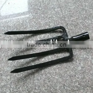*Garden Fork With 4 Flat Tines F06S-1A thumbnail-1