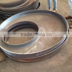 Flat Punching Dish Head With Manual Hole for Gas Steam Boiler thumbnail-3