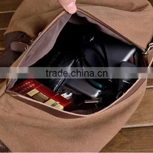 Canvas Triangle Shaped Backpack thumbnail-6