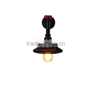 Industrial Metal Water Pipe Wall Light Edison Bulb Style Wall Bracket Wall Lamp for Cabinet thumbnail-5