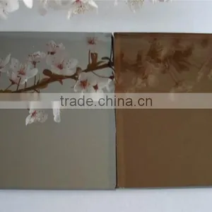 4mm 12mm Bronze , Gray , Dark Blue , Dark Green Color Coated Colored Glass for Window and Door thumbnail-5