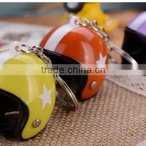 New Multi Color Helmet Keychain Cheap Alloy Keychain Metal Keychain Pilot Helmet Custom Keychain thumbnail-1