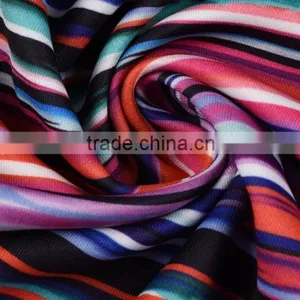 High Quality Fashion Women Fabric Digital Printing Polyester Spandex Scuba Fabric thumbnail-3