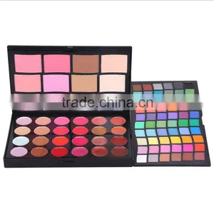Chinese Factories Wholesale Custom Black 96 Slots Cosmetic Box, Fashion Beautiful Eye Shadow Box thumbnail-1
