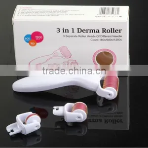 Newest Derma Roller NL-301 180/600/1200 Microneedles 3 in 1 Derma Roller 4 Colors Handle thumbnail-5