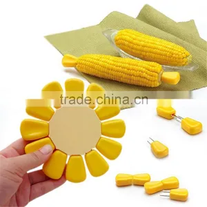 Good Quality Wholesale Corn Needle Fork Kitchen Mini Bbq Stainless Steel Plastic Fork thumbnail-2