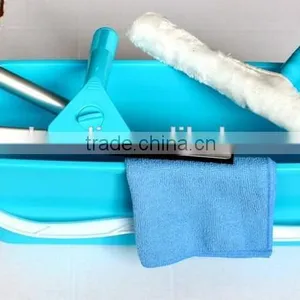 5pc Set Window Washer Glass Washer Rubber Squeegee and Bucket Set HD3501 thumbnail-2