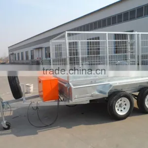9'x5' Hydraulic Galvanized Tandem Tipper Box Trailer thumbnail-3