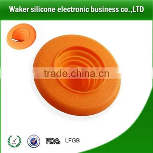 Wholesale Low Price Frisbee Premium Quality Dog Toys Silicone Frisbee, Environmental Pet Flying Disk, Non-toxic Flying Disc thumbnail-1