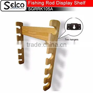 Bamboo Fishing Rod Display Shelf SGRRK105A thumbnail-1