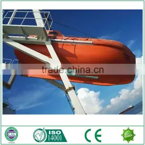 Manufacturer Totally Enclosed Type Fiberglass Lifeboat for Sale thumbnail-1
