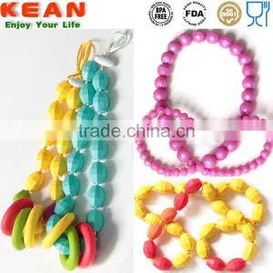 15 Colors for Option Silicone Bead Necklace Babies Teeth Growing and Ornamental thumbnail-2